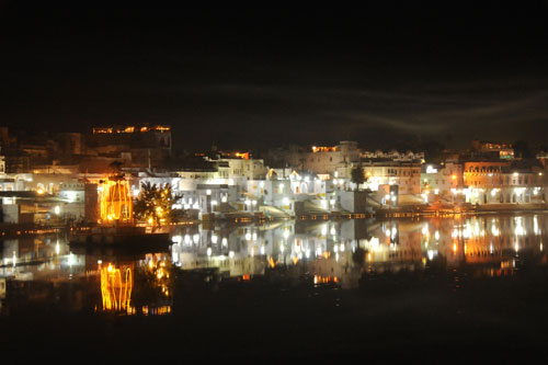 Pushkar by night