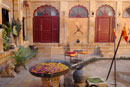 Hotel courtyard - Bikaner