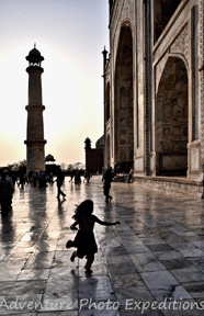 At Taj Mahal