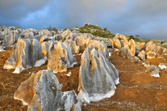 Unusual karstic terrain