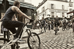 Bicycles in Montmartre