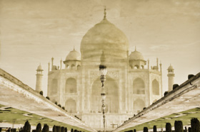 Taj Mahal reflection