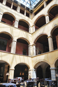 Lyon - renaissance architecture at Cour des Loges